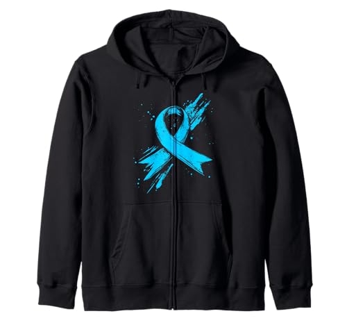 Light Blue Ribbon Prostate Cancer Awareness Men Kapuzenjacke Light Blue Ribbon Prostate Cancer Awareness Men Kapuzenjacke von Cancer Awareness Clothes For Women and Men