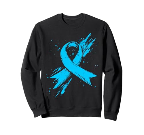 Light Blue Ribbon Prostate Cancer Awareness Men Sweatshirt Light Blue Ribbon Prostate Cancer Awareness Men Sweatshirt von Cancer Awareness Clothes For Women and Men