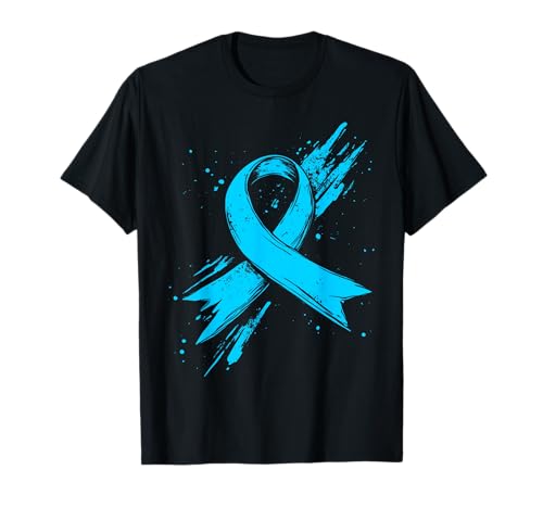Light Blue Ribbon Prostate Cancer Awareness Men T-Shirt Light Blue Ribbon Prostate Cancer Awareness Men T-Shirt von Cancer Awareness Clothes For Women and Men