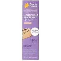 Cancer Council - Nourishing BB Cream SPF 50+ Light Tint - 50ml Cancer Council - Nourishing BB Cream SPF 50+ Light Tint - 50ml von Cancer Council