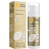 Cancer Council - Face Day Wear Serum Hydrating Dewy Finish SPF 50+ 50ml Cancer Council - Face Day Wear Serum Hydrating Dewy Finish SPF 50+ 50ml von Cancer Council