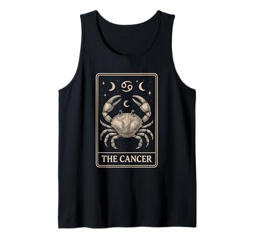 Herren Krebs Tarotkarte Horoskop Astrologie Sternzeichen Tank Top Herren Krebs Tarotkarte Horoskop Astrologie Sternzeichen Tank Top von Cancer Zodiac Astrology Sign