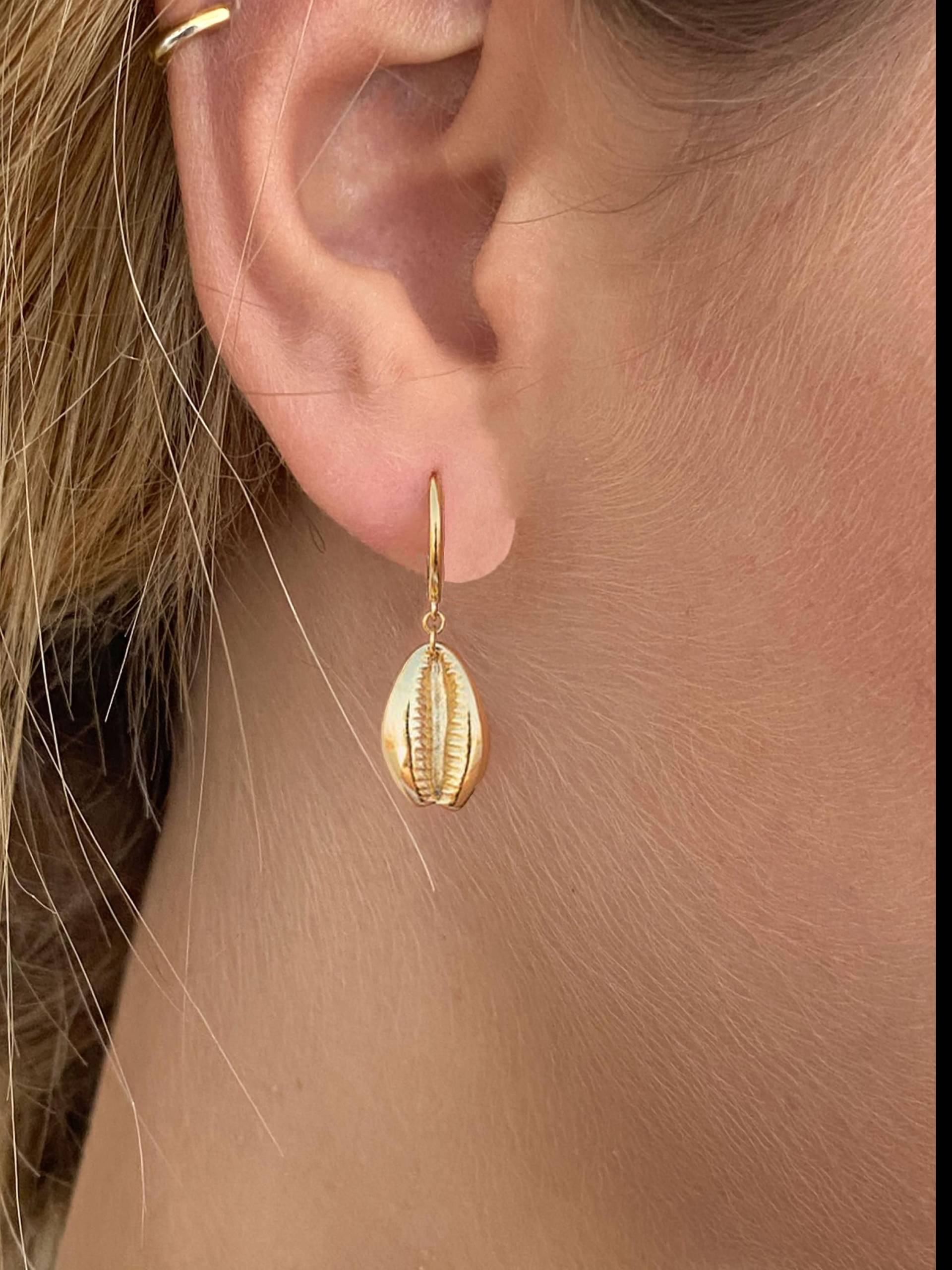 Zierliche Hoop Ohrringe Aus 18K Vergoldetem Sterlingsilber von CandelaJoies