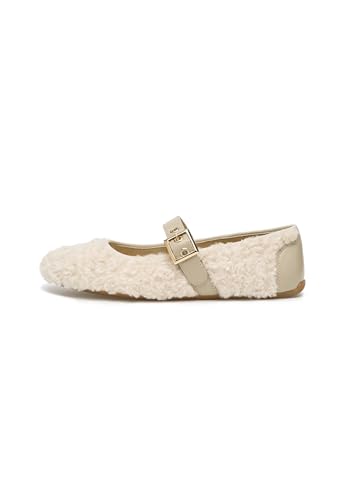 Candice Cooper Ballerinas aus Leder und Synthetik, Creme weiß- 37 von Candice Cooper