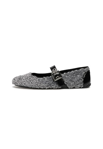 Candice Cooper Ballerinas aus Leder und Synthetik, grau- 36 von Candice Cooper