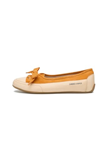 Candice Cooper Damen Candy Bow Ballerinas, Ecru Clementine, 40 EU Candice Cooper Damen Candy Bow Ballerinas, Ecru Clementine, 40 EU von Candice Cooper