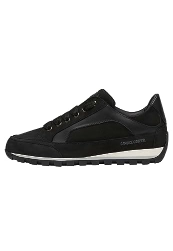 Candice Cooper RUNLO Flash Track-Sneakers aus Leder und Veloursleder, schwarz 41/ von Candice Cooper