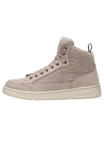 Candice Cooper Vela MID-Knöchelhohe Sneakers aus Nubukleder mit Reißverschluss, Hellbraun 38 von Candice Cooper