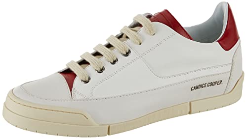 Candice Cooper Herren Ghibli Oxford-Schuh, White Creme Red, 39 EU von Candice Cooper