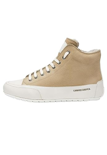 Candice Cooper Herren Plus Fur Sneaker, Creme Nerz, 42 EU von Candice Cooper