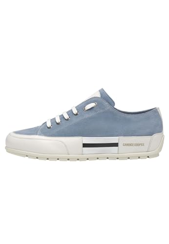 Candice Cooper Sanborn Patch S-Sneakers aus Leder und Veloursleder, azurblau 46 Candice Cooper Sanborn Patch S-Sneakers aus Leder und Veloursleder, azurblau 46 von Candice Cooper