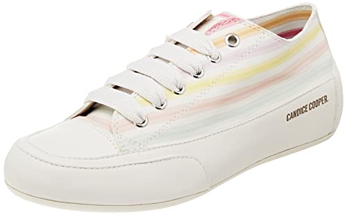 Candice Cooper Rock S, Damenschuhe mit Schnürsenkeln, White-Stripes Multi, 40 EU von Candice Cooper