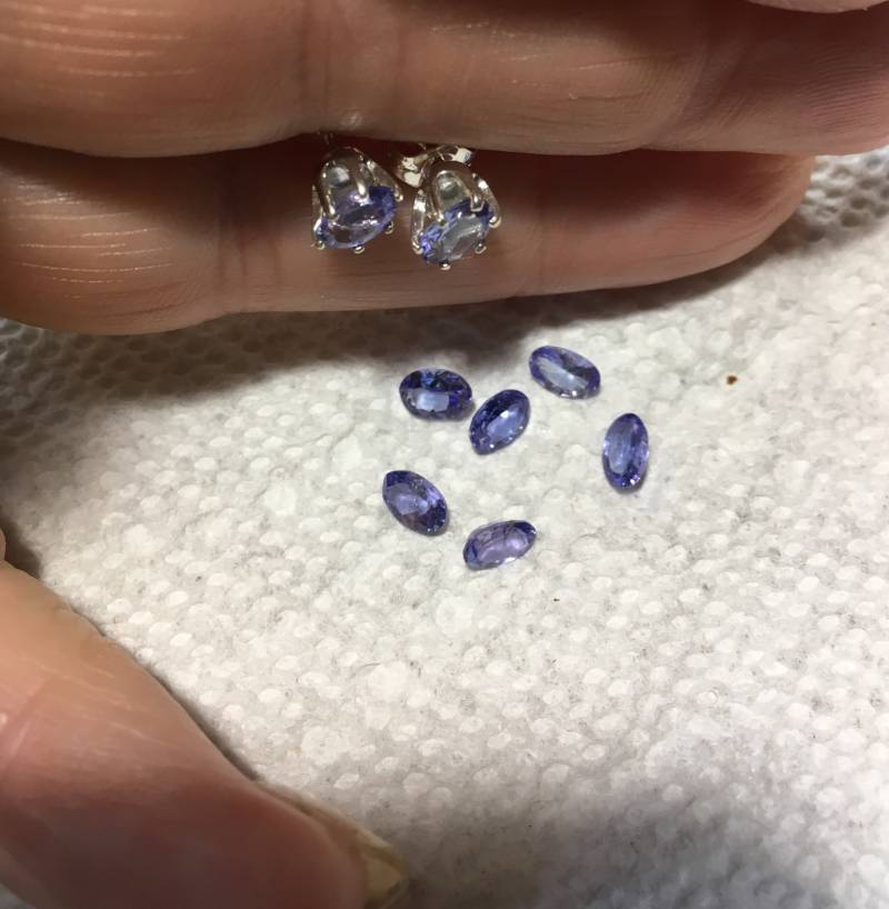 Wunderschöne Tansanit Ohrringe von Candiesthings