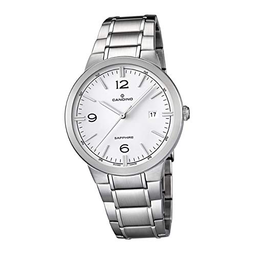 Candino Armband-Uhr Herren C4510/1 Luxus Analog Edelstahl Uhr Silber D2UC4510/1 EIN Geschenk zu Weihnachten, Geburtstag, Valentinstag für den Mann von Candino