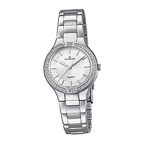 Candino Armbanduhr Damen C4626/1 Fashion Analog Edelstahl Uhr Silber D2UC4626/1 EIN Geschenk zu Weihnachten, Geburtstag, Valentinstag für die Frau von Candino