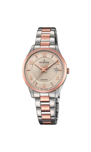 Candino Damen Datum klassisch Quarz Uhr mit Edelstahl Armband C4610/2 von Candino