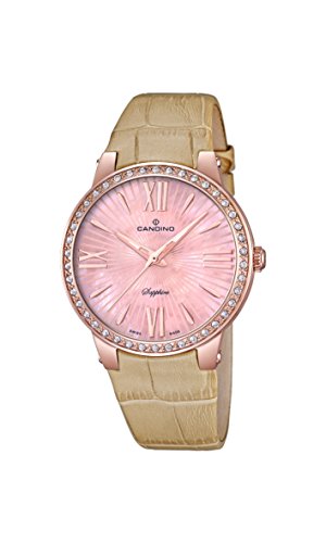 Candino Damen Analog Quarz Uhr mit Leder Armband C4598/2 von Candino