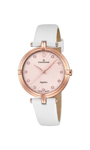Candino Damen Analog Quarz Uhr mit Leder Armband C4600/1 von Candino
