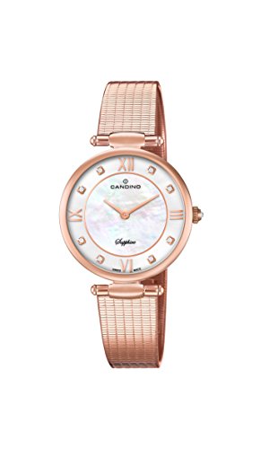 Candino Damen Datum klassisch Quarz Uhr mit Edelstahl Armband C4668/1 von Candino