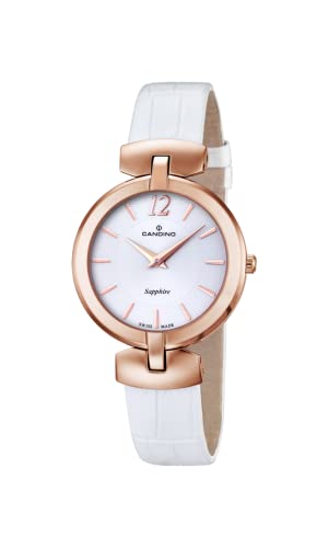 Candino Damen Analog Quarz Uhr mit Leder Armband C4567/1 Candino Damen Analog Quarz Uhr mit Leder Armband C4567/1 von Candino