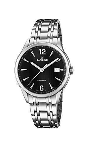 Candino Damen Datum klassisch Quarz Uhr mit Edelstahl Armband C4614/4 von Candino