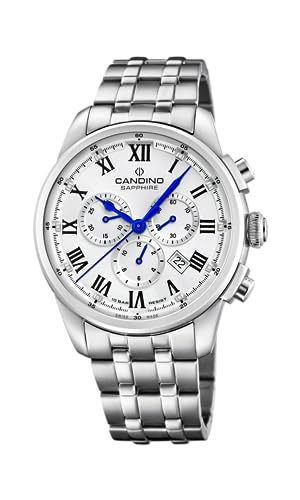 Candino Uhr Für Herren C4744/4 Gents Sport Silber Edelstahl Case SilberEdelstahl Band von Candino