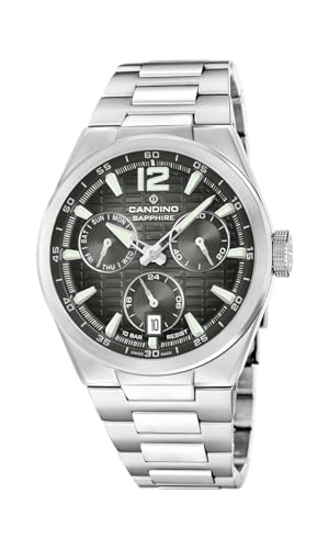 Candino Uhr Für Herren C4796/4 1947 Silber Edelstahl Case SilberEdelstahl Band Candino Uhr Für Herren C4796/4 1947 Silber Edelstahl Case SilberEdelstahl Band von Candino