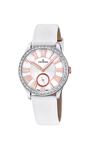 Candino Damen Analog Quarz Uhr mit Leder Armband C4596/1 von Candino