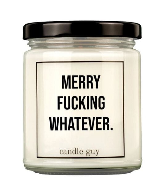 Candle Guy Duftkerze Merry Fucking Whatever. aus Sojawachs von Candle Guy