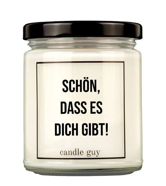 Candle Guy Duftkerze Schön, dass es dich gibt. aus Sojawachs von Candle Guy