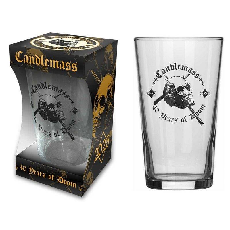 Candlemass 40 Years Of Doom Bierglas klar von Candlemass