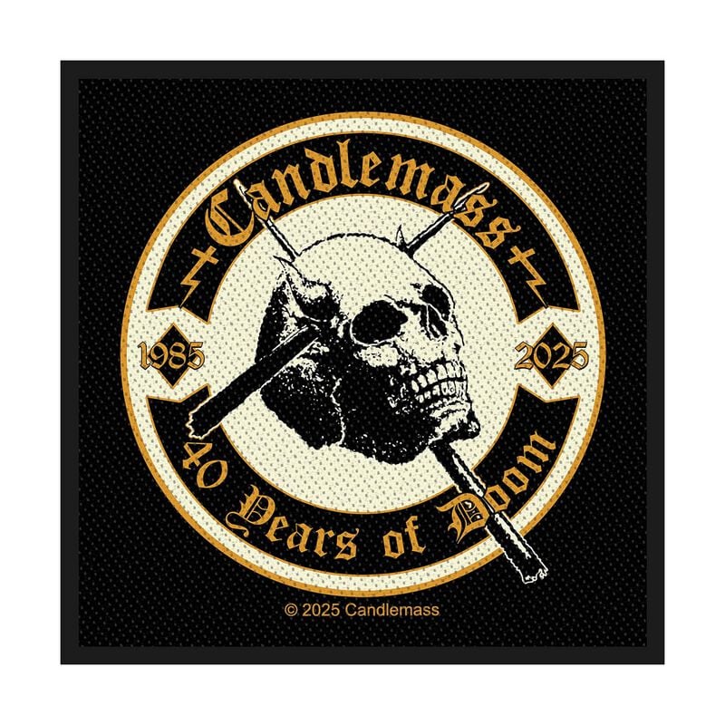 Candlemass Patch - 40 Years Of Doom - multicolor  - Lizenziertes Merchandise! von Candlemass
