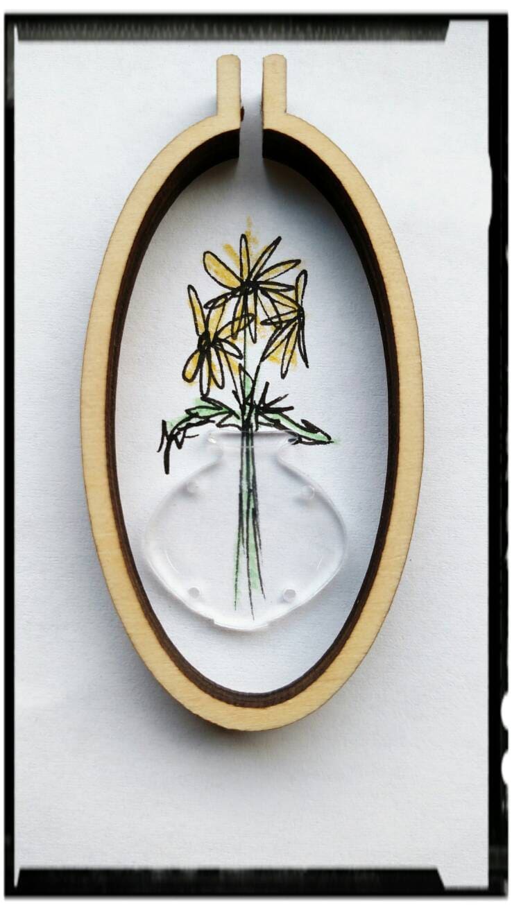 Mini Abgerundete Vase Verschönerung von CandlewickWorks