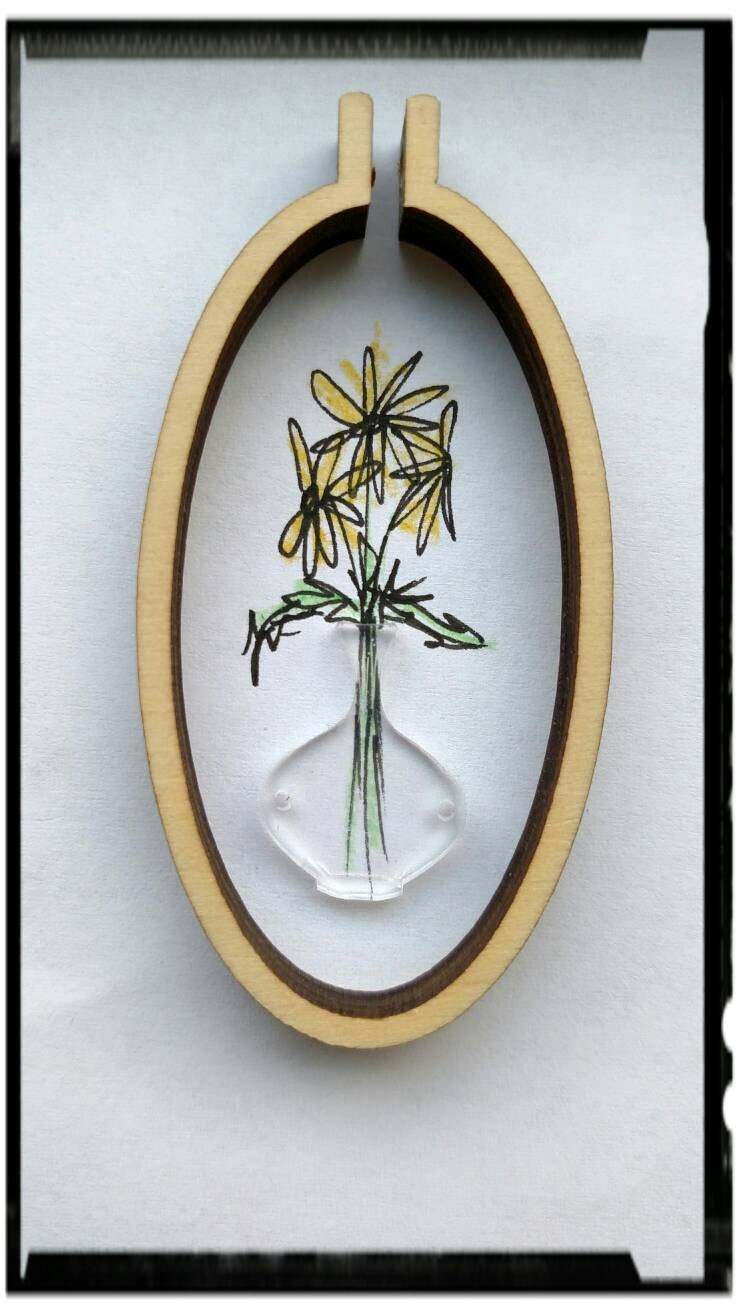 Mini Lange Hals Vase Verschönerung, Satz Von 6 Mini Lange Hals Vase Verschönerung, Satz Von 6 von CandlewickWorks