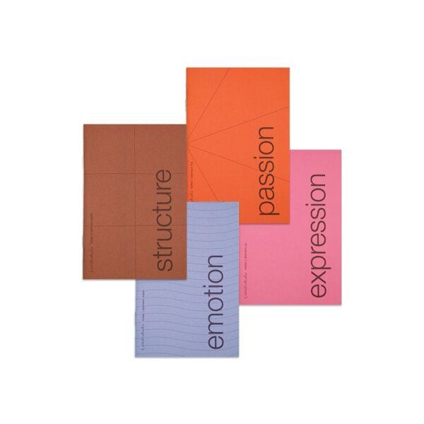 Candrakala Notizhefte – Elements Edition (4Stk.) von Candrakala