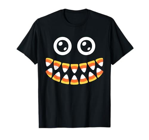 Candy Corn Face Shirt Halloweenkostüm für Erwachsene, Herren, Damen T-Shirt Candy Corn Face Shirt Halloweenkostüm für Erwachsene, Herren, Damen T-Shirt von Candy Corn Face Shirts