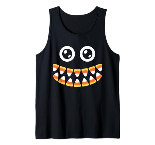 Candy Corn Face Shirt Halloweenkostüm für Erwachsene, Herren, Damen Tank Top Candy Corn Face Shirt Halloweenkostüm für Erwachsene, Herren, Damen Tank Top von Candy Corn Face Shirts