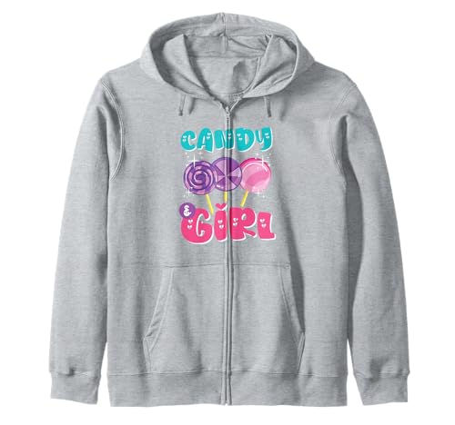 Süßes Candy Girl Shirt Regenbogen Zuckerwatte Kapuzenjacke Süßes Candy Girl Shirt Regenbogen Zuckerwatte Kapuzenjacke von Candy Girl Süßigkeiten Kinder Geschenk