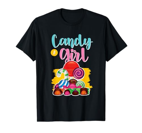 Süßes Candy Girl Shirt Regenbogen Zuckerwatte T-Shirt Süßes Candy Girl Shirt Regenbogen Zuckerwatte T-Shirt von Candy Girl Süßigkeiten Kinder Geschenk