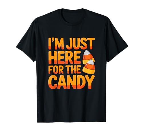 Just Here for Candy Halloween Candy Corns Lover Kids Toddler T-Shirt von Candy Halloween Costume