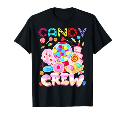 Candy Land Candy Crew Party Halloween Kostüme Erwachsene Damen T-Shirt von Candy Land Candy Crew Party Halloween Costumes