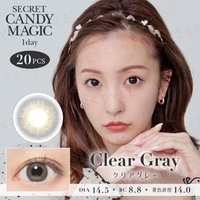Candy Magic - Secret Candy Magic 1 Day Color Lens Clear Gray 20 pcs P-1.25 (20 pcs) von Candy Magic