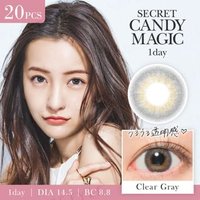 Candy Magic - Secret Candy Magic 1 Day Color Lens Clear Gray 20 pcs P-4.75 (20 pcs) von Candy Magic