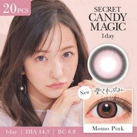 Candy Magic - Secret Candy Magic 1 Day Color Lens Momo Pink 20 pcs P-3.50 (20 pcs) von Candy Magic