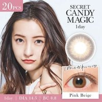 Candy Magic - Secret Candy Magic 1 Day Color Lens Pink Beige 20 pcs P-5.00 (20 pcs) von Candy Magic