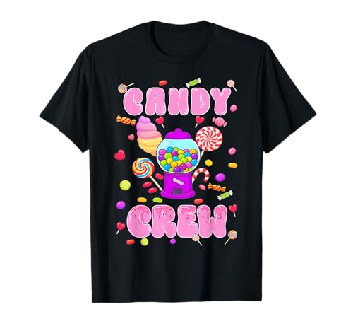 Candy Crew Candy Land Dekorationen Sweetie Candy Squad Kinder T-Shirt Candy Crew Candy Land Dekorationen Sweetie Candy Squad Kinder T-Shirt von Candy Party Halloween Costume Boys Girls Men Women