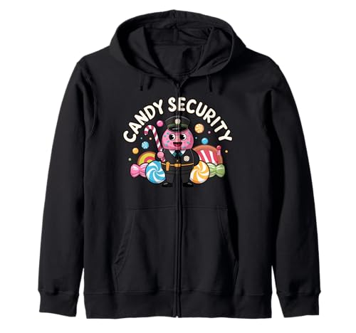 Candy Security Candyland Kostüm Kinder Teenager Erwachsene Kapuzenjacke von Candy Security Candy Crew