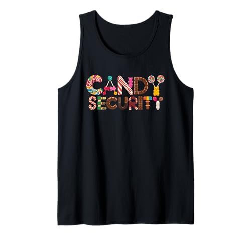 Candy Security Candyland Kostüm Kinder Teenager Erwachsene Tank Top von Candy Security Candy Crew