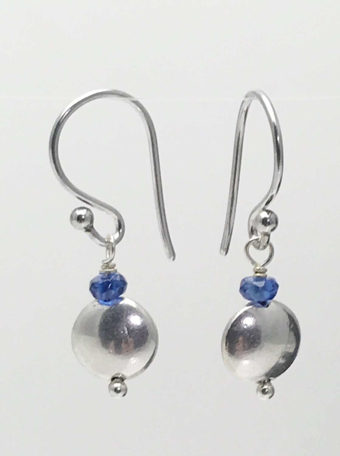 sterling Silber Und Kyanit Ohrringe sterling Silber Und Kyanit Ohrringe von CandyBeadsJewelry