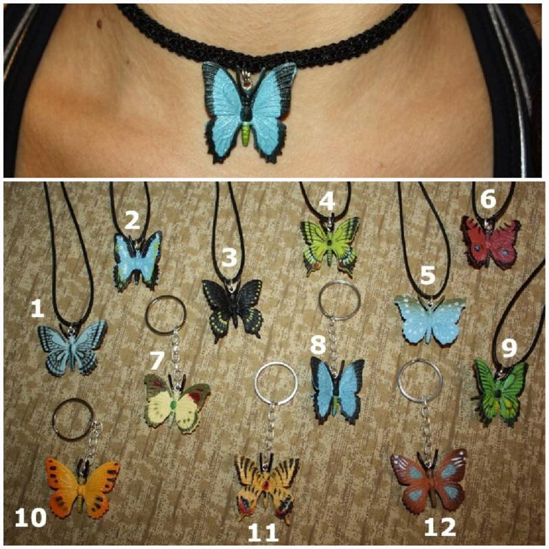 Schmetterling Anhänger Zubehör - Halsketten, Schlüsselanhänger, Ohrringe, Halsreifen, Handyanhänger Und Audio-Klinkenstecker Schmetterling Anhänger Zubehör - Halsketten, Schlüsselanhänger, Ohrringe, Halsreifen, Handyanhänger Und Audio-Klinkenstecker von CandyMountainCrafts